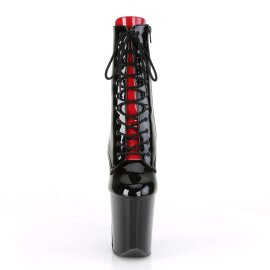 Pleaser FLAMINGO-102FH Stivaletti - Vernice Nero/Nero...