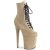 Pleaser FLAMINGO-102FS Stivaletti - Finto Camoscio Beige EU-37 / US-7