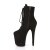 Pleaser FLAMINGO-102FS Stivaletti - Finto Camoscio Nero EU-40 / US-10