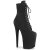 Pleaser FLAMINGO-102FS Stivaletti - Finto Camoscio Nero EU-35 / US-5