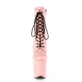 Pleaser FLAMINGO-102FS Stivaletti - Finto Camoscio Rosa...