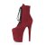 Pleaser FLAMINGO-102FS Stivaletti - Finto Camoscio Borgogna EU-35 / US-5
