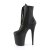 Pleaser FLAMINGO-1020PK Stivaletti - Similpelle Nero/Nero Opaco EU-42 / US-12