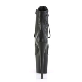 Pleaser FLAMINGO-1020PK Stivaletti - Similpelle Nero/Nero Opaco EU-37 / US-7