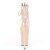 Pleaser FLAMINGO-1021 Stivaletti - Vernice Nude/Nude EU-39 / US-9