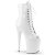 Pleaser FLAMINGO-1021 Stivaletti - Vernice Bianco/Bianco EU-35 / US-5