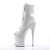 Pleaser FLAMINGO-1021 Stivaletti - Vernice Bianco/Bianco EU-35 / US-5