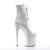 Pleaser FLAMINGO-1021 Stivaletti - Vernice Bianco/Bianco EU-35 / US-5
