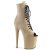 Pleaser FLAMINGO-1021FS Stivaletti - Finto Camoscio Beige/Finto Camoscio Beige EU-38 / US-8