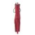 Pleaser FLAMINGO-1021FS Stivaletti - Finto Camoscio Borgogna/Finto Camoscio Borgogna EU-35 / US-5
