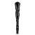 Pleaser FLAMINGO-3000 Stivali Sopra Il Ginocchio - Vernice Elasticizzato Nero/Nero EU-35 / US-5