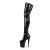 Pleaser FLAMINGO-3000 Stivali Sopra Il Ginocchio - Vernice Elasticizzato Nero/Nero EU-37 / US-7