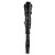 Pleaser FLAMINGO-3028 Stivali Sopra Il Ginocchio - Vernice Elasticizzato Nero/Nero EU-37 / US-7