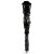 Pleaser FLAMINGO-3028 Stivali Sopra Il Ginocchio - Vernice Elasticizzato Nero/Nero EU-37 / US-7