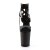 Pleaser Sandali FLAMINGO-800-14 Similpelle Nero/Nero Opaco EU-41 / US-11