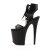 Pleaser Sandali FLAMINGO-800-14 Similpelle Nero/Nero Opaco EU-41 / US-11