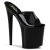 Pleaser Mules FLAMINGO-801 Vernice Nero/Nero EU-35 / US-5