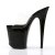 Pleaser Mules FLAMINGO-801 Trasparente/Nero EU-35 / US-5