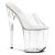 Pleaser Mules FLAMINGO-801 Trasparente/Trasparente EU-35 / US-5