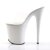 Pleaser Mules FLAMINGO-801 Trasparente/Bianco EU-37 / US-7
