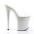 Pleaser Mules FLAMINGO-801 Trasparente/Bianco EU-37 / US-7