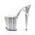 Pleaser Mules FLAMINGO-801G Trasparente/Argento Multi Glitter EU-35 / US-5