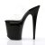 Pleaser Mules FLAMINGO-802 Trasparente/Nero EU-37 / US-7