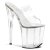 Pleaser Mules FLAMINGO-802 Trasparente/Trasparente EU-37 / US-7