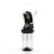 Pleaser Sandali FLAMINGO-808 Trasparente-Nero/Trasparente EU-38 / US-8