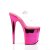 Pleaser Sandali FLAMINGO-808 Trasparente/Rosa Acceso Cromato EU-35 / US-5