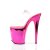 Pleaser Sandali FLAMINGO-808 Trasparente/Rosa Acceso Cromato EU-38 / US-8