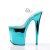 Pleaser Sandali FLAMINGO-808 Trasparente/Turchese Cromato EU-38 / US-8