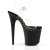 Pleaser Sandali FLAMINGO-808ABLS Trasparente/Nero StrassEU-35 / US-5
