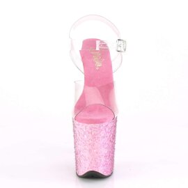 Pleaser Sandali FLAMINGO-808CF Trasparente/Rosa Confetti...