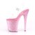 Pleaser Sandali FLAMINGO-808CF Trasparente/Rosa Confetti EU-35 / US-5