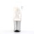 Pleaser Sandali FLAMINGO-808G Trasparente/Argento Glitter EU-35 / US-5