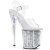 Pleaser Sandali FLAMINGO-808GF Trasparente/Argento Multi Glitter EU-35 / US-5
