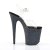Pleaser Sandali FLAMINGO-808LG Trasparente/Nero Multi Glitter EU-35 / US-5