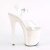 Pleaser Sandali FLAMINGO-808LG Trasparente/Opale Multi Glitter EU-35 / US-5