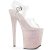 Pleaser Sandali FLAMINGO-808LG Trasparente/Opale Multi Glitter EU-37 / US-7