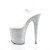 Pleaser Sandali FLAMINGO-808LG Trasparente/Argento Multi Glitter EU-37 / US-7