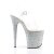 Pleaser Sandali FLAMINGO-808LG Trasparente/Argento Multi Glitter EU-37 / US-7