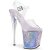 Pleaser Sandali FLAMINGO-808MC Trasparente/Lavanda Cromato EU-35 / US-5