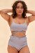 Lunalae Top Poppy Strappy Grigio S