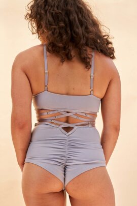 Lunalae Top Poppy Strappy Grigio M