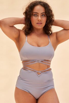 Lunalae Top Poppy Strappy Grigio L