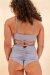 Lunalae Top Poppy Strappy Grigio L