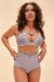 Lunalae Shorts High Waist Willow Cross Over Grigio XL