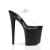 Pleaser Sandali FLAMINGO-808MG Trasparente/Nero EU-35 / US-5