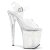 Pleaser Sandali FLAMINGO-808MMG Trasparente/Trasparente EU-35 / US-5
